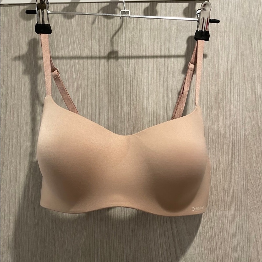 Calvin Klein Women's Beige Underwire Bra